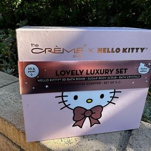 Hello Kitty | Bath & Body | Hello Kitty Creme Shop Lovely Luxury Set ...